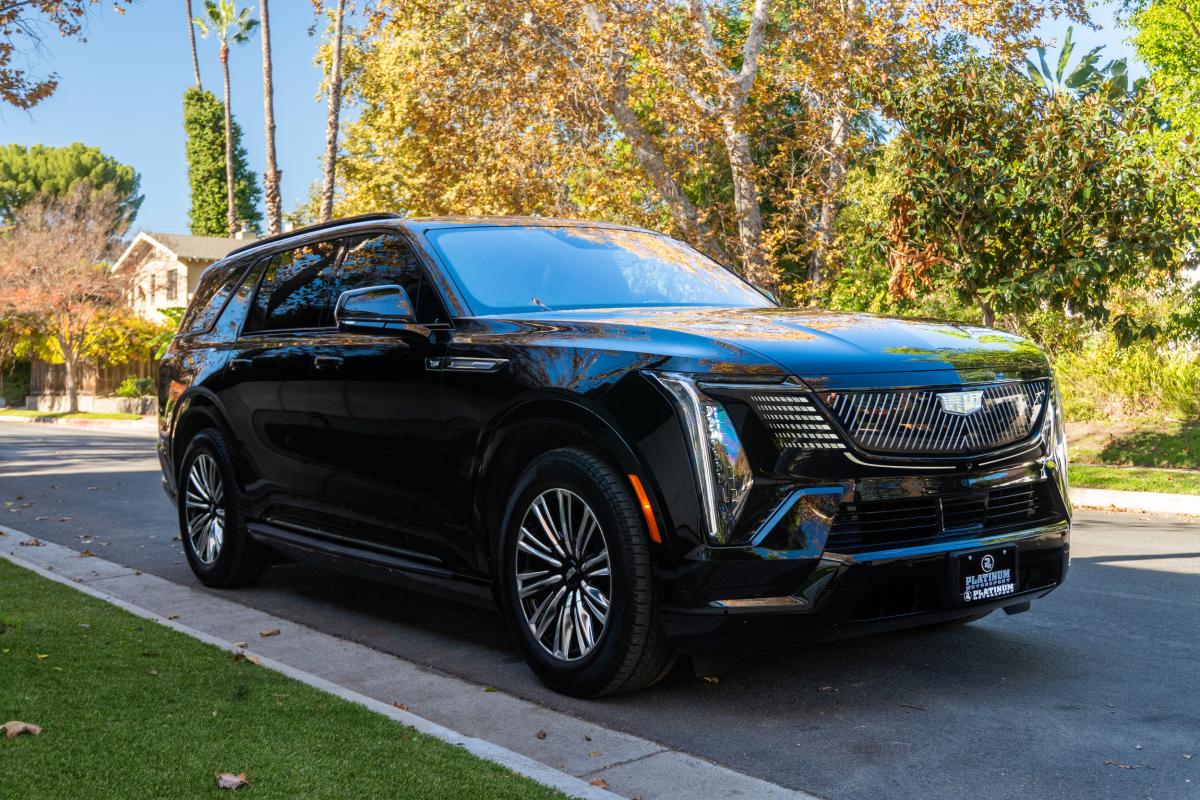 Cadillac Escalade IQL EV 1000E4 luxury rental Los Angeles