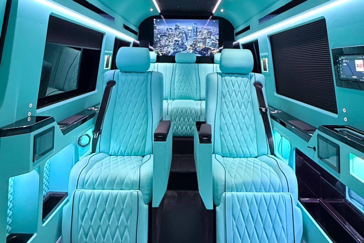 Mercedes-Benz Sprinter PML 44 luxury rental Los Angeles